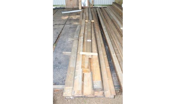 lot diverse restante houten planken